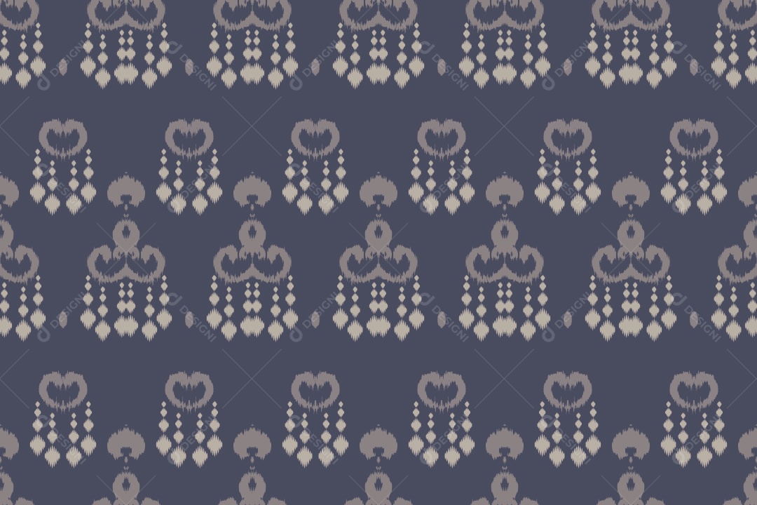 Padrão Tribal Tradicional Ilustração Vetor EPS