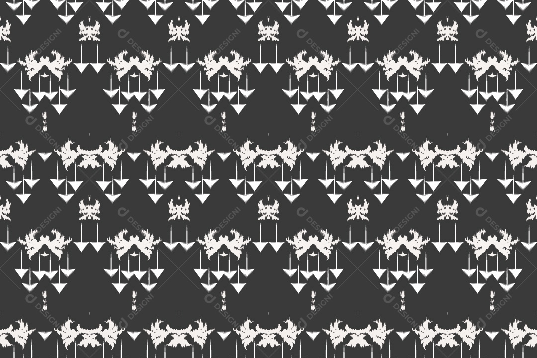 Padrão Tribal Tradicional Ilustração Vetor EPS