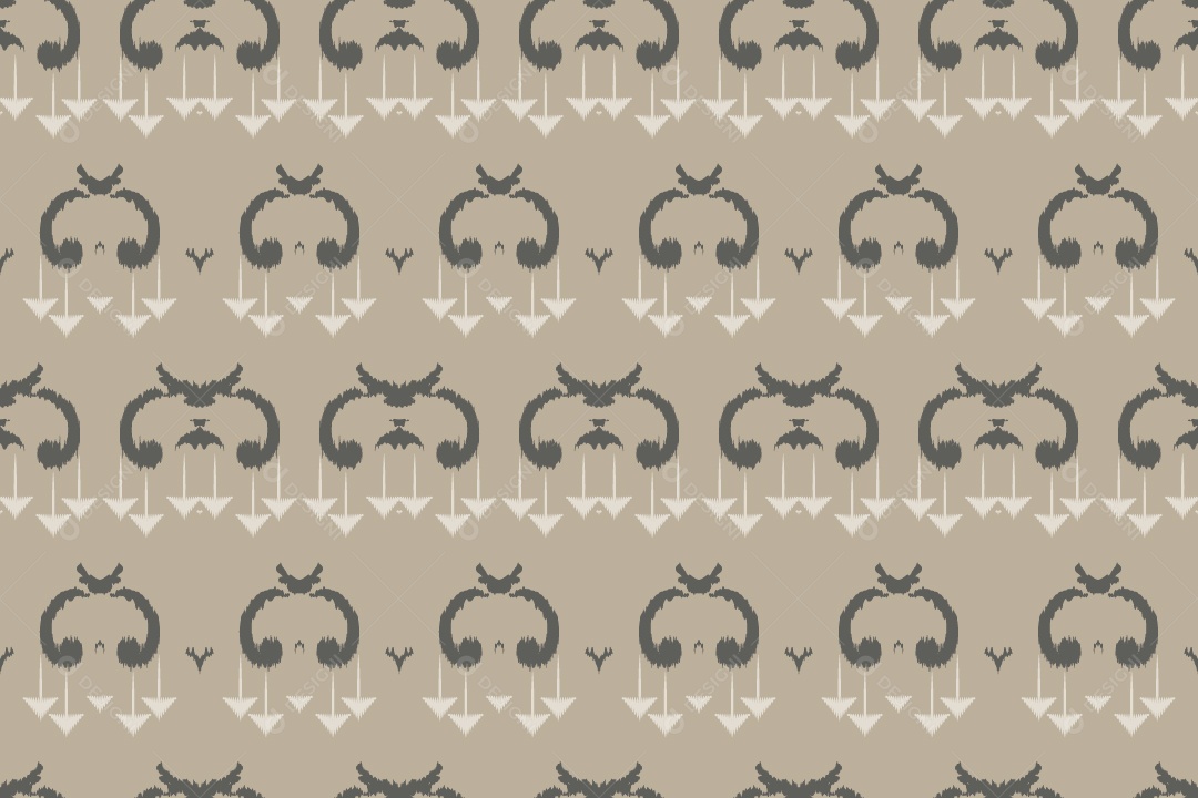 Padrão Tribal Tradicional Ilustração Vetor EPS