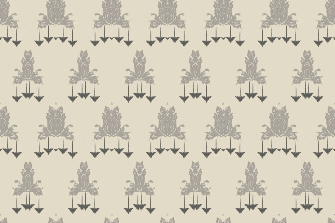 Padrão Tribal Tradicional Ilustração Vetor EPS