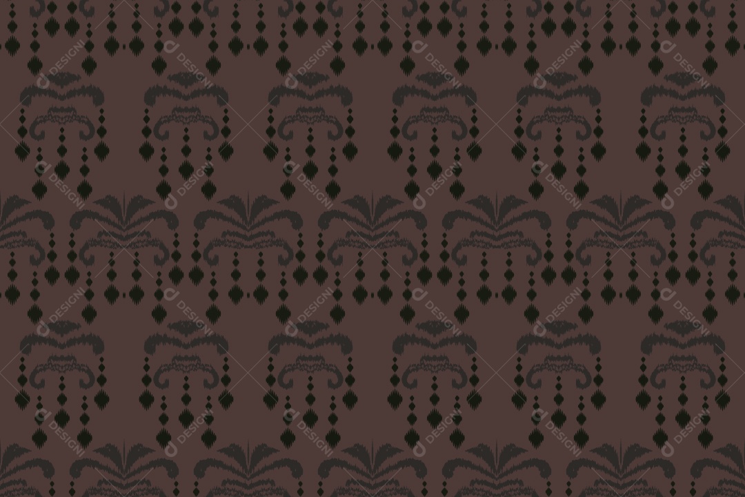 Padrão Tribal Tradicional Ilustração Vetor EPS