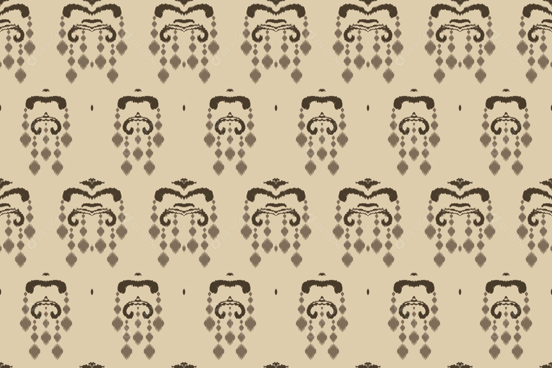 Padrão Tribal Tradicional Ilustração Vetor EPS