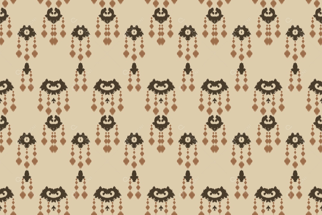 Padrão Tribal Tradicional Ilustração Vetor EPS