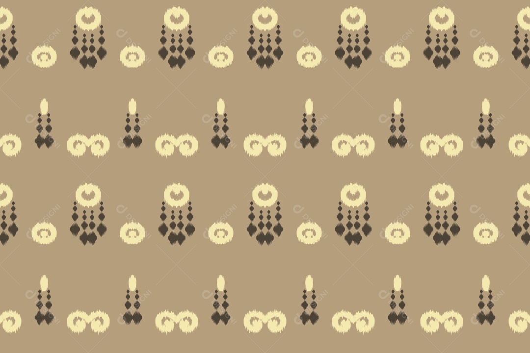 Padrão Tribal Tradicional Ilustração Vetor EPS