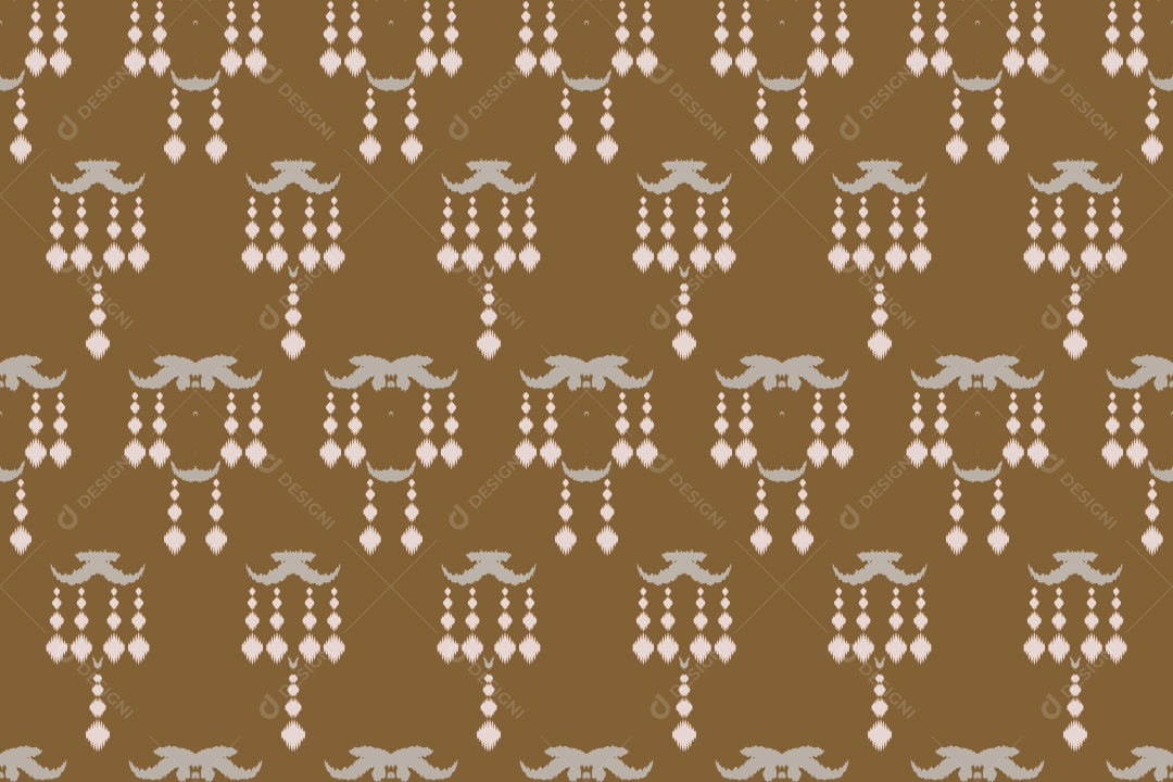 Padrão Tribal Tradicional Ilustração Vetor EPS