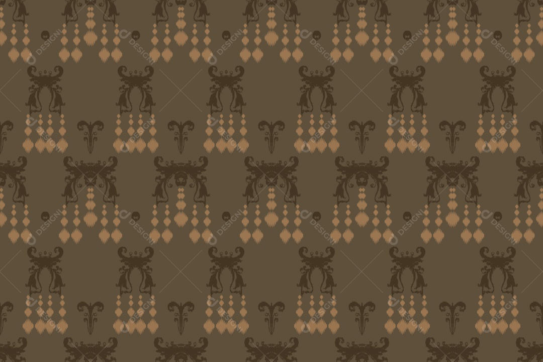 Padrão Tribal Tradicional Ilustração Vetor EPS