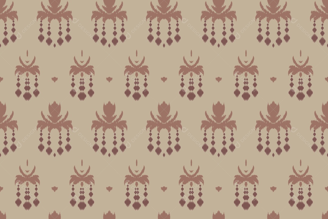 Padrão Tribal Tradicional Ilustração Vetor EPS