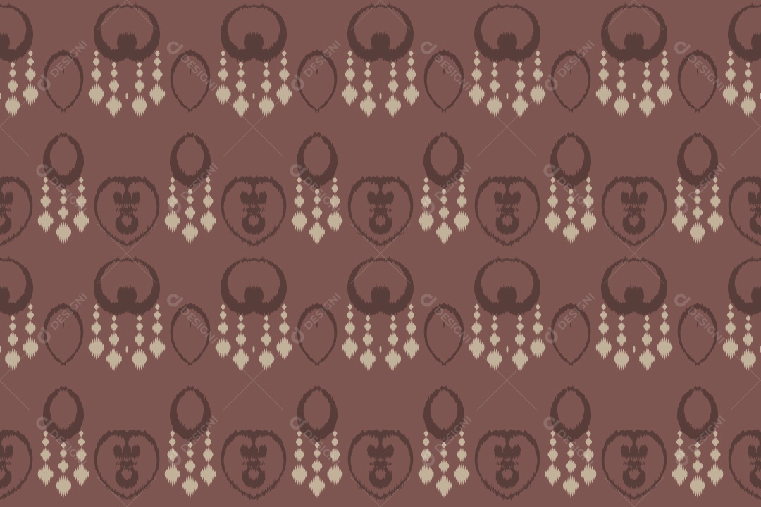 Padrão Tribal Tradicional Ilustração Vetor EPS