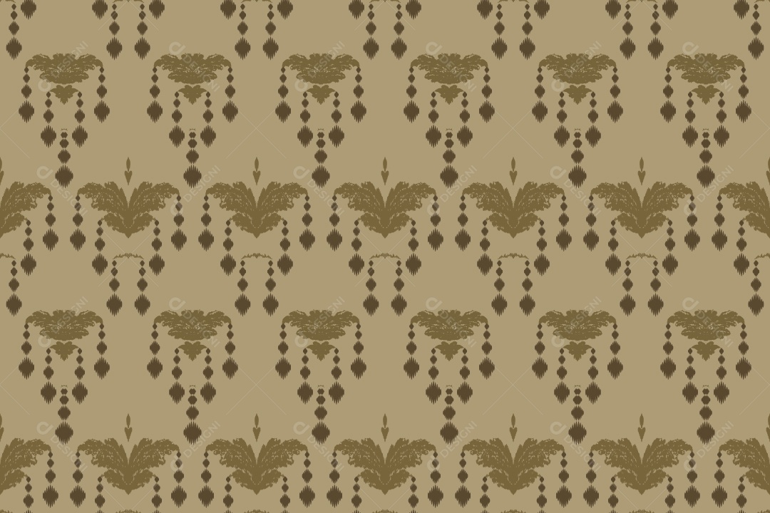 Padrão Tribal Tradicional Ilustração Vetor EPS