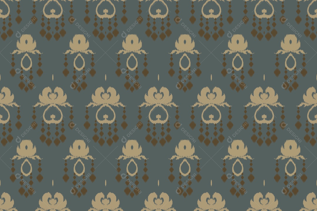 Padrão Tribal Tradicional Ilustração Vetor EPS