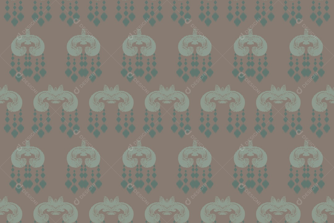 Padrão Tribal Tradicional Ilustração Vetor EPS