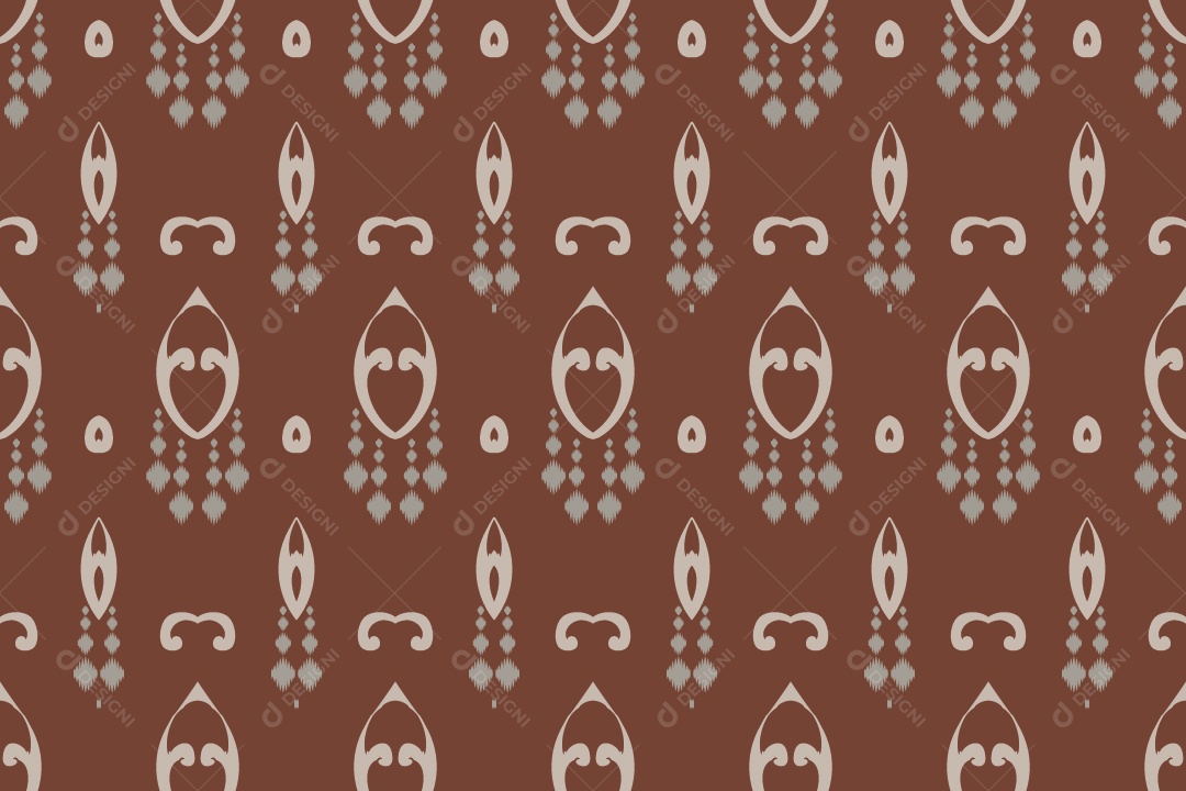 Padrão Tribal Tradicional Ilustração Vetor EPS