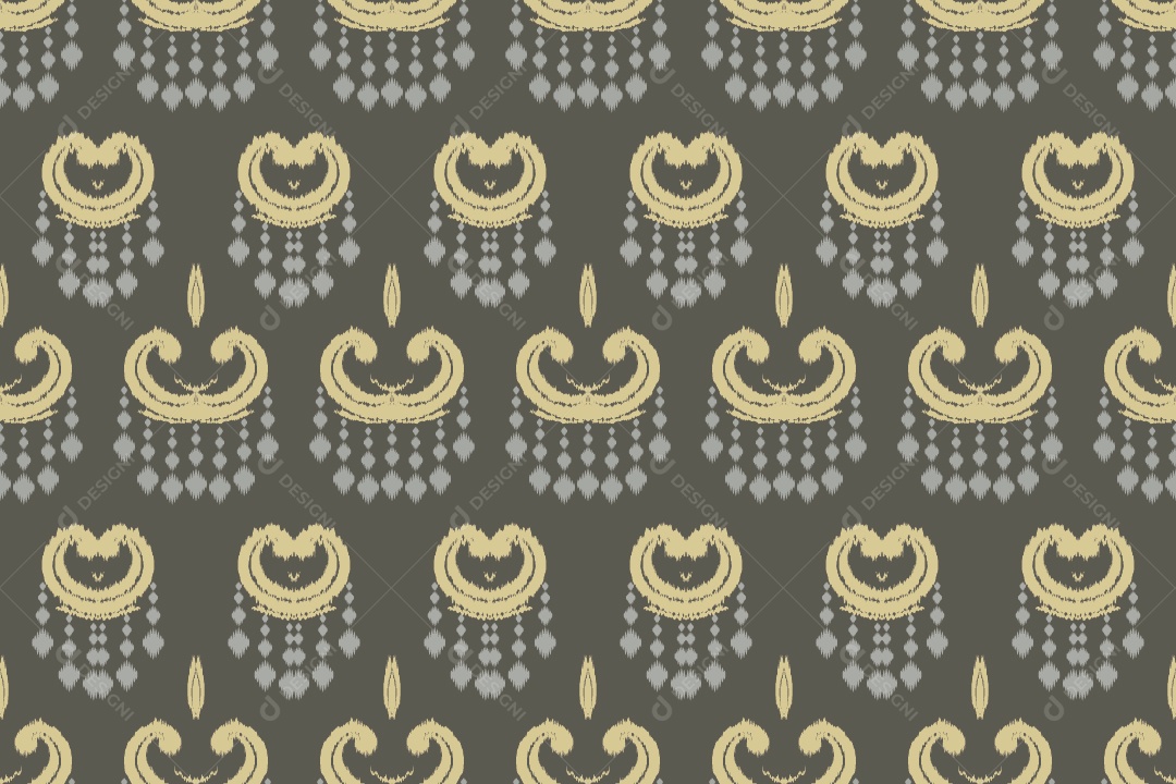 Padrão Tribal Tradicional Ilustração Vetor EPS