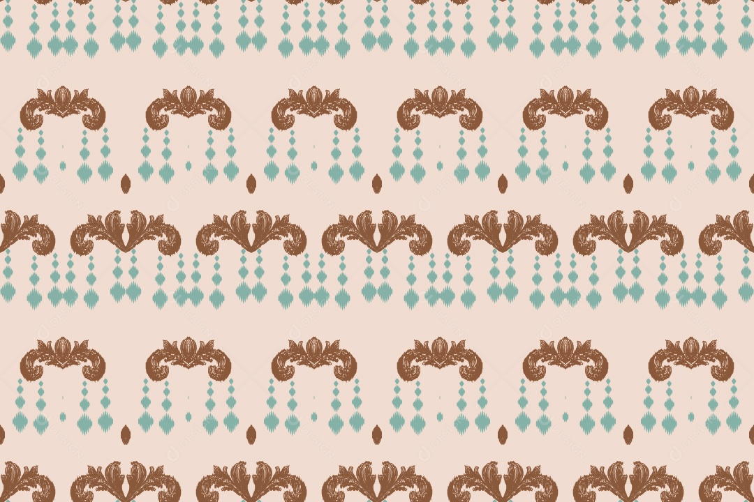 Padrão Tribal Tradicional Ilustração Vetor EPS