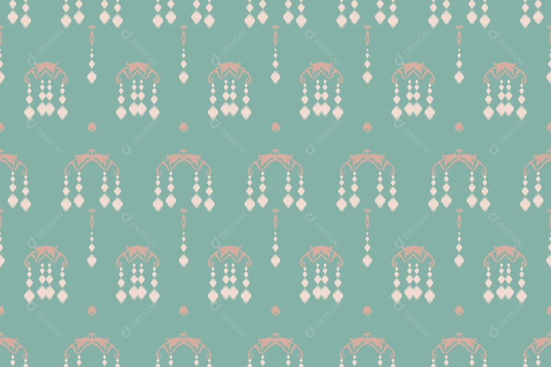 Padrão Tribal Tradicional Ilustração Vetor EPS