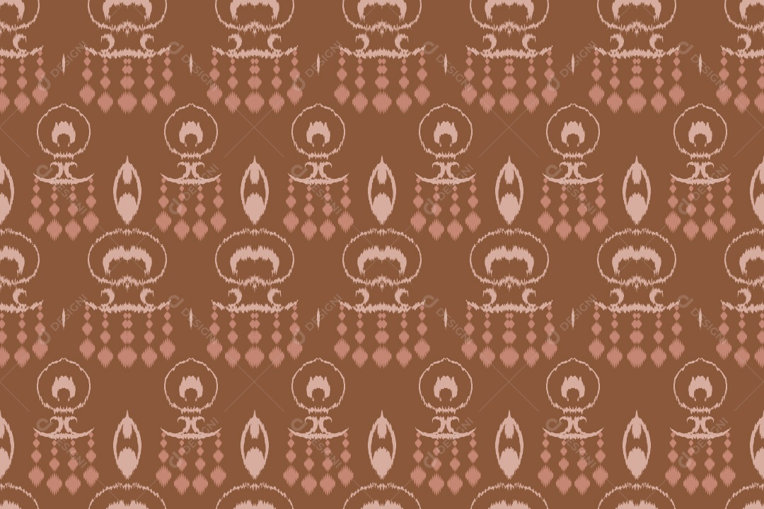 Padrão Tribal Tradicional Ilustração Vetor EPS