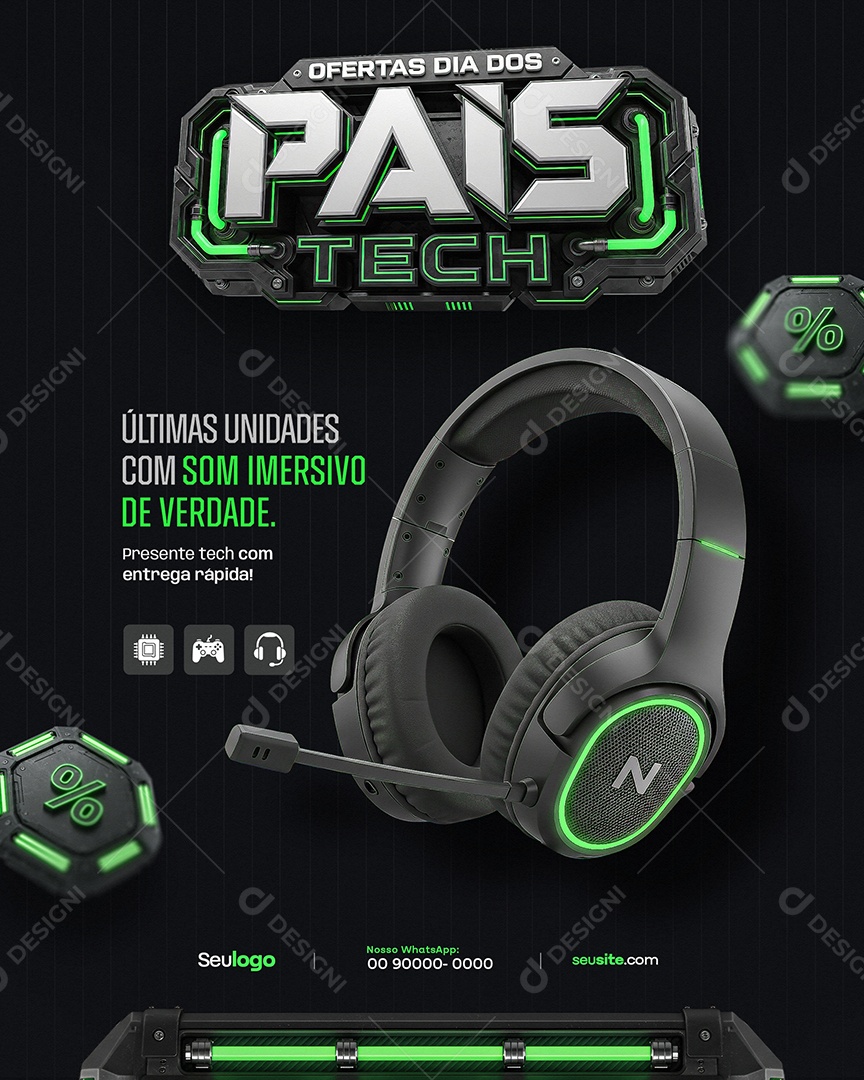 Ofertas dos Pais Ultimas Unidades Social Media PSD Editável