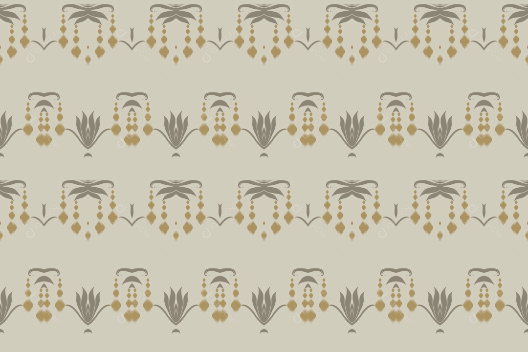 Padrão Tribal Tradicional Ilustração Vetor EPS