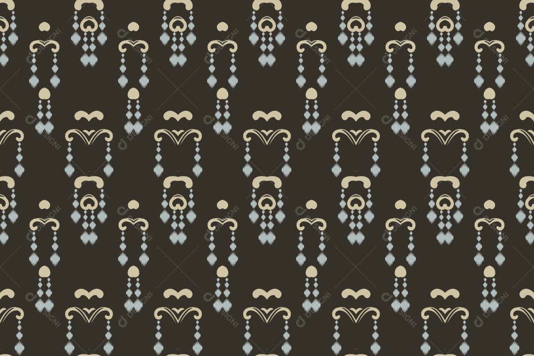 Padrão Tribal Tradicional Ilustração Vetor EPS