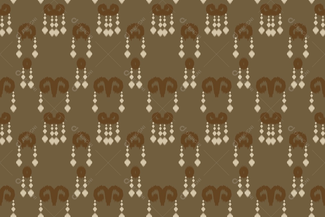 Padrão Tribal Tradicional Ilustração Vetor EPS