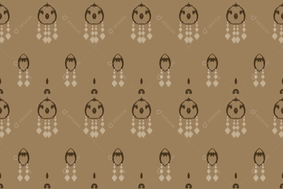 Padrão Tribal Tradicional Ilustração Vetor EPS