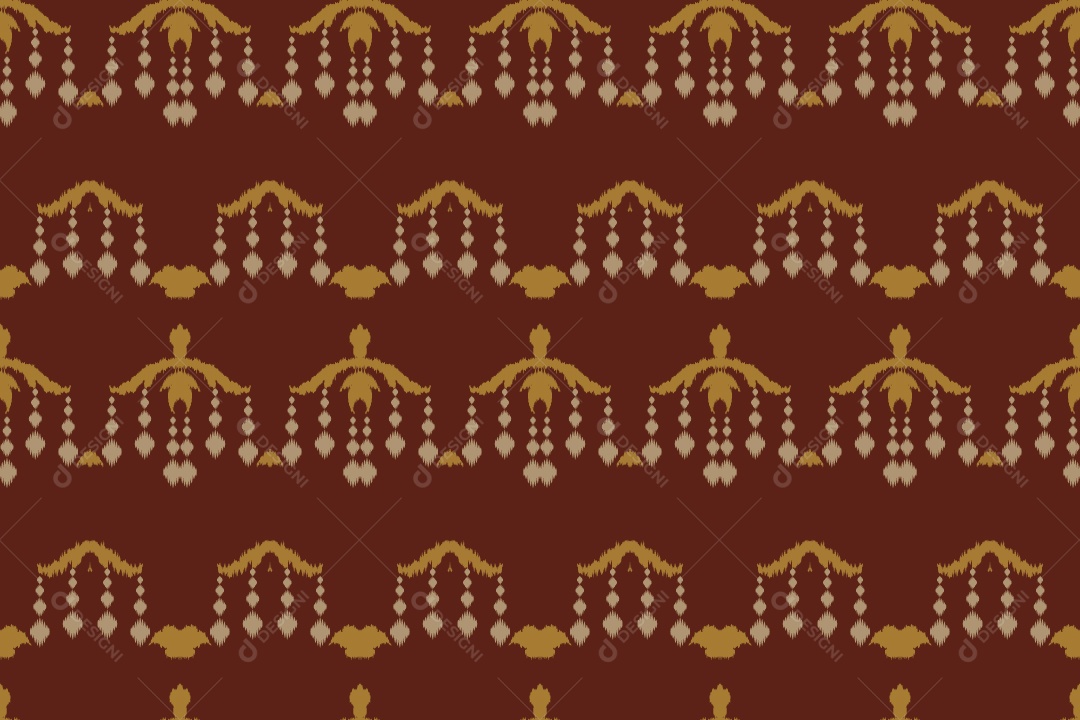 Padrão Tribal Tradicional Ilustração Vetor EPS