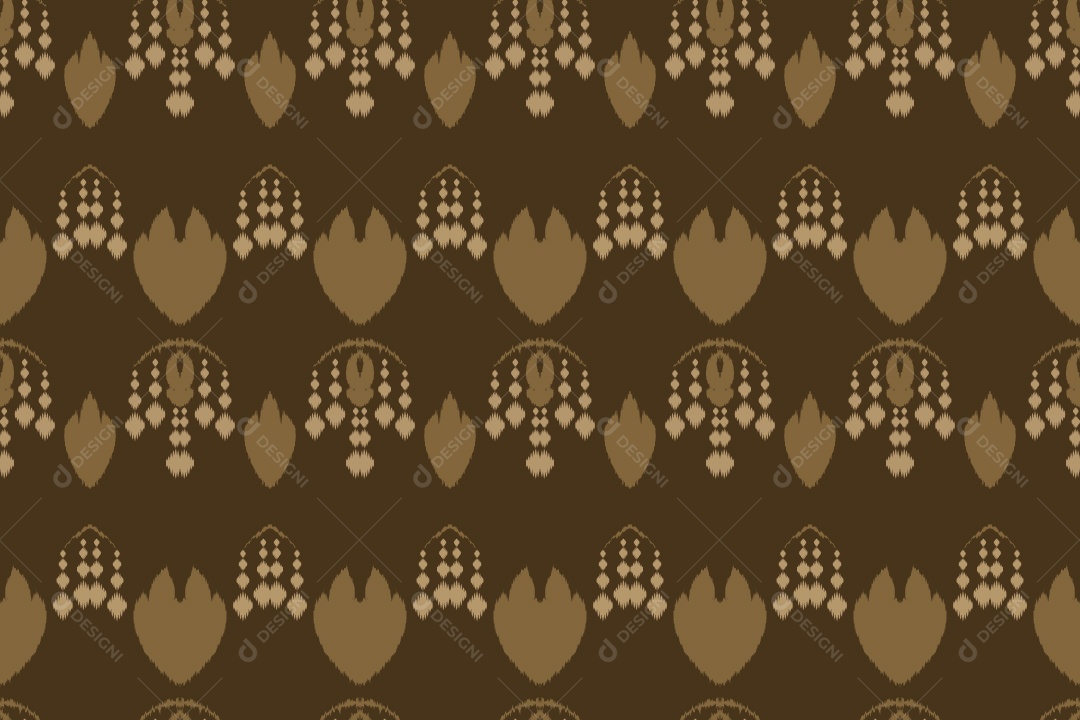 Padrão Tribal Tradicional Ilustração Vetor EPS