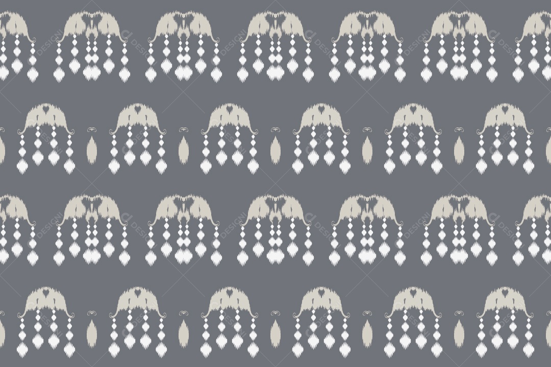 Padrão Tribal Tradicional Ilustração Vetor EPS