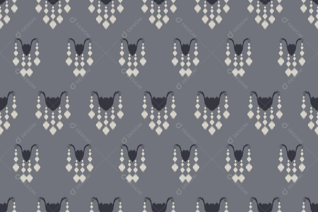 Padrão Tribal Tradicional Ilustração Vetor EPS