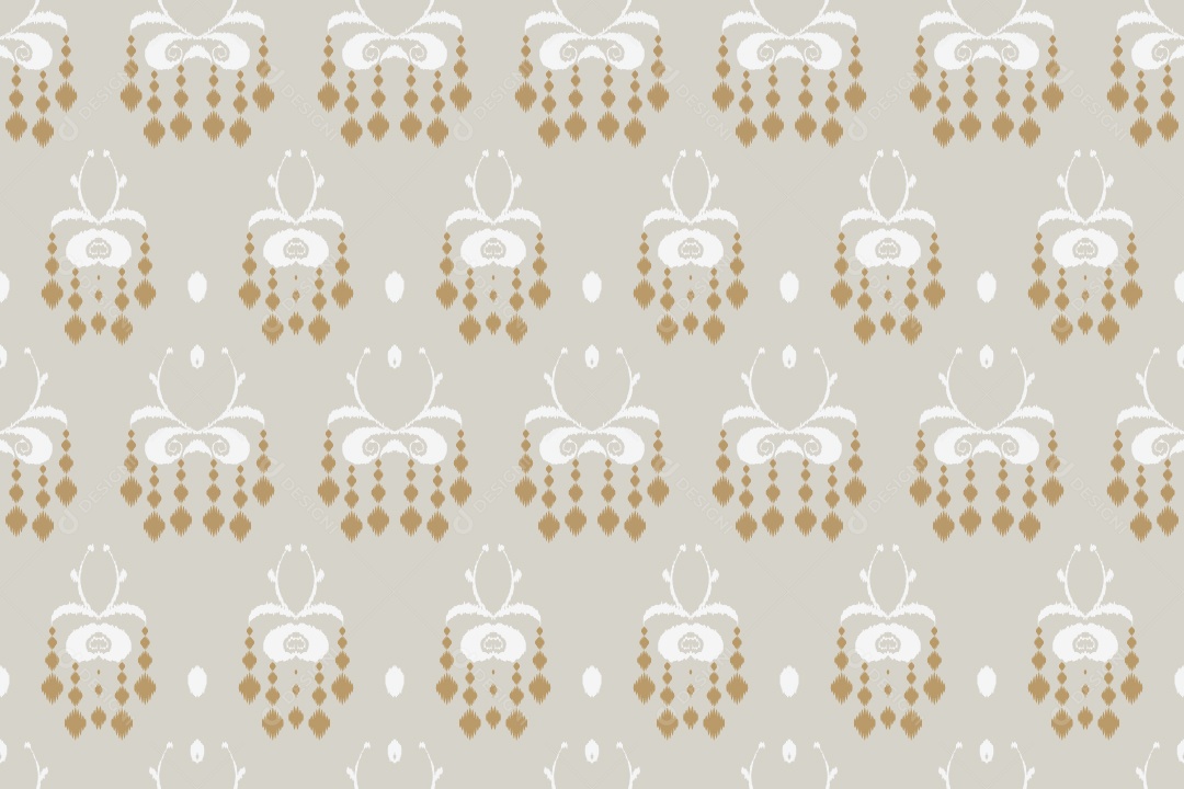 Padrão Tribal Tradicional Ilustração Vetor EPS