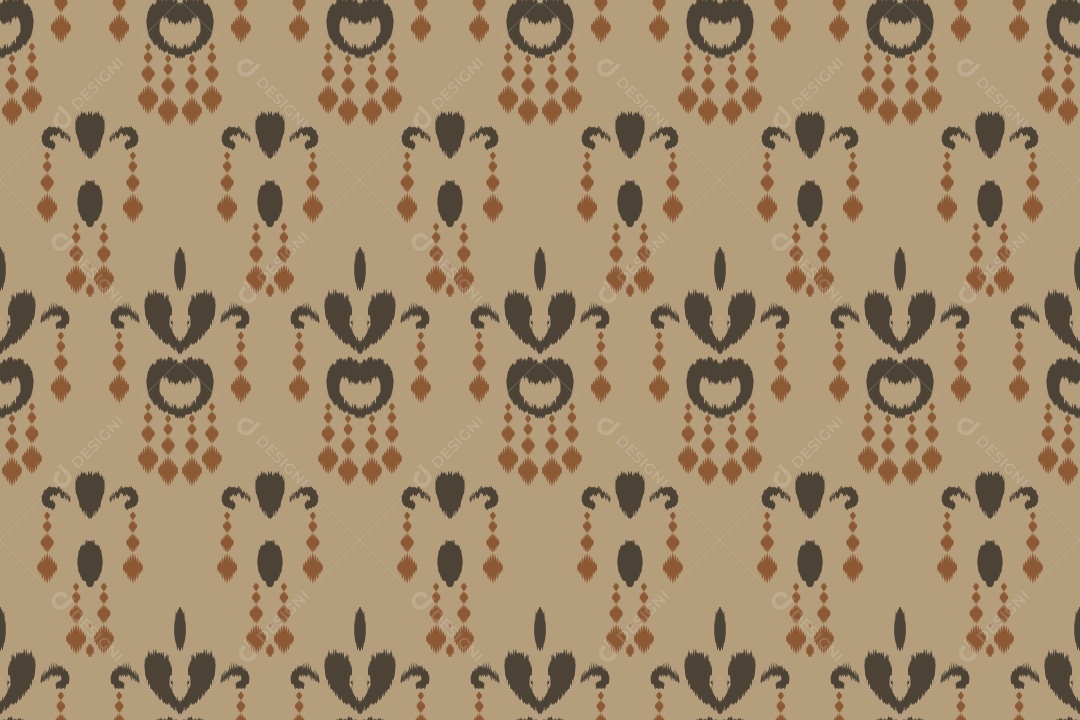 Padrão Tribal Tradicional Ilustração Vetor EPS