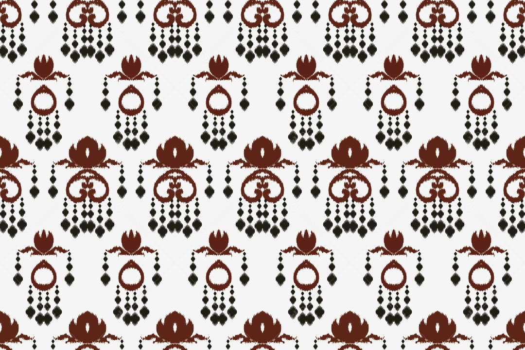 Padrão Tribal Tradicional Ilustração Vetor EPS