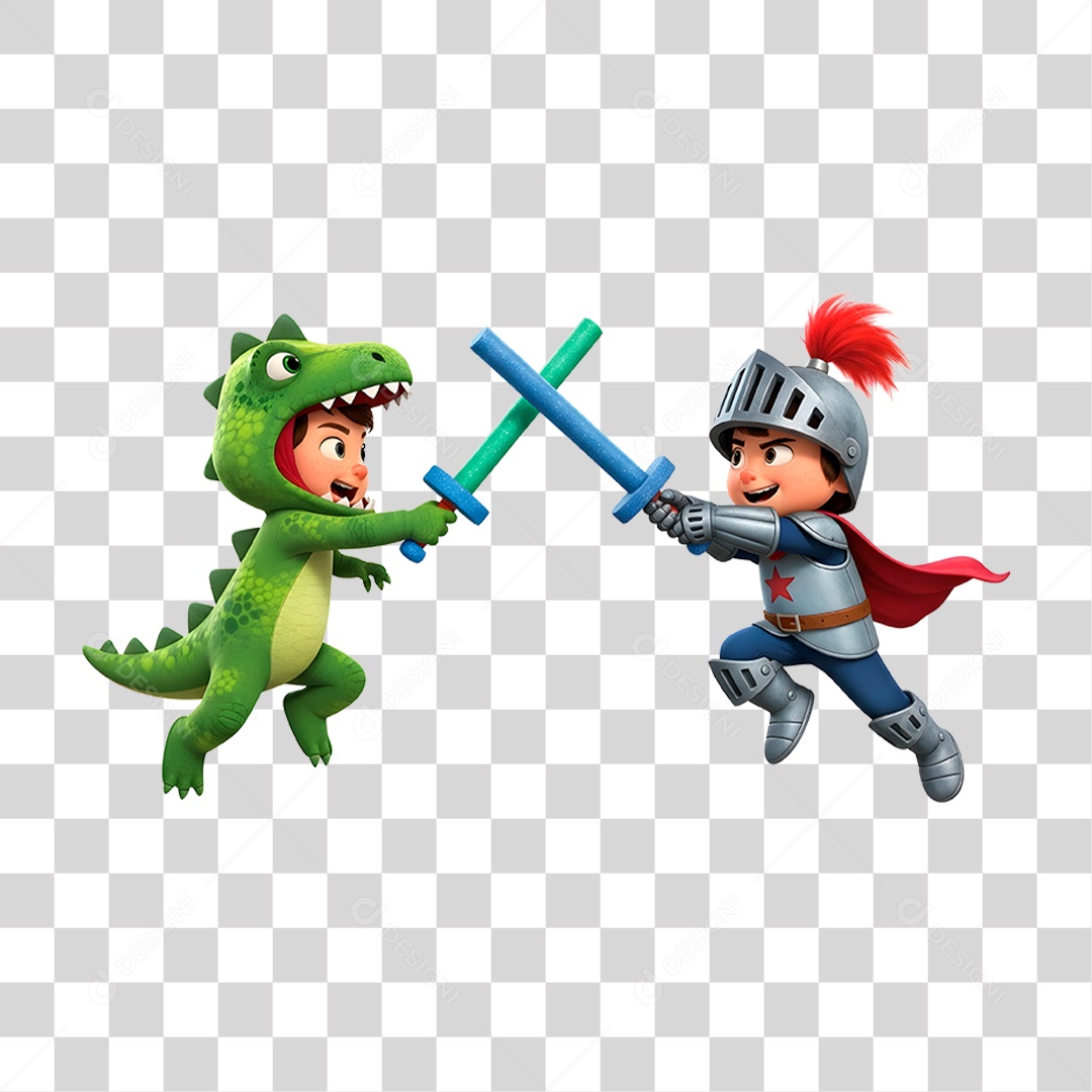 Personagem Crianças Fantasiadas PNG Transparente