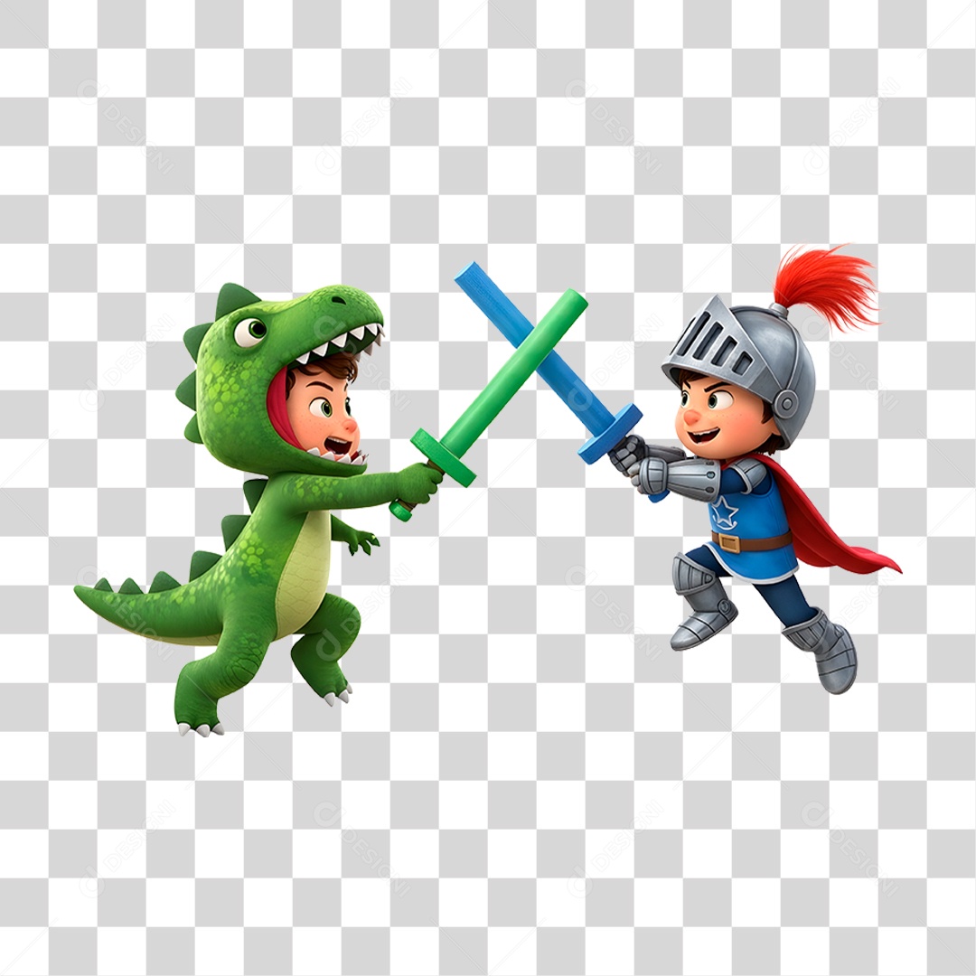 Personagem Crianças Fantasiadas PNG Transparente