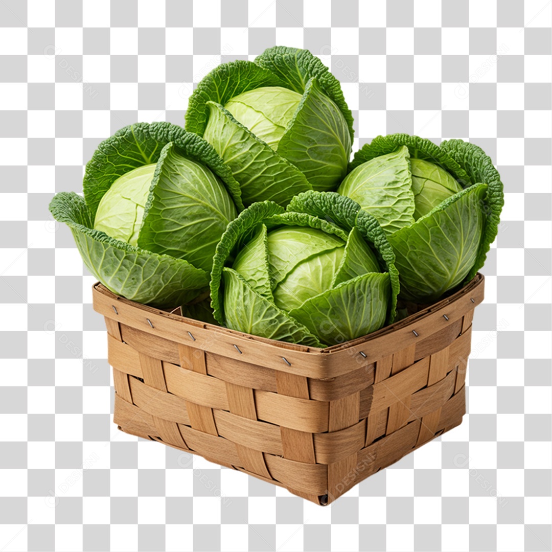 Vegetal Folhas de Repolho PNG Transparente