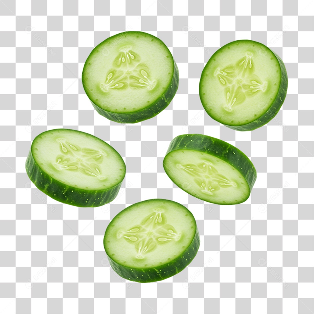 Fruto Pepino PNG Transparente