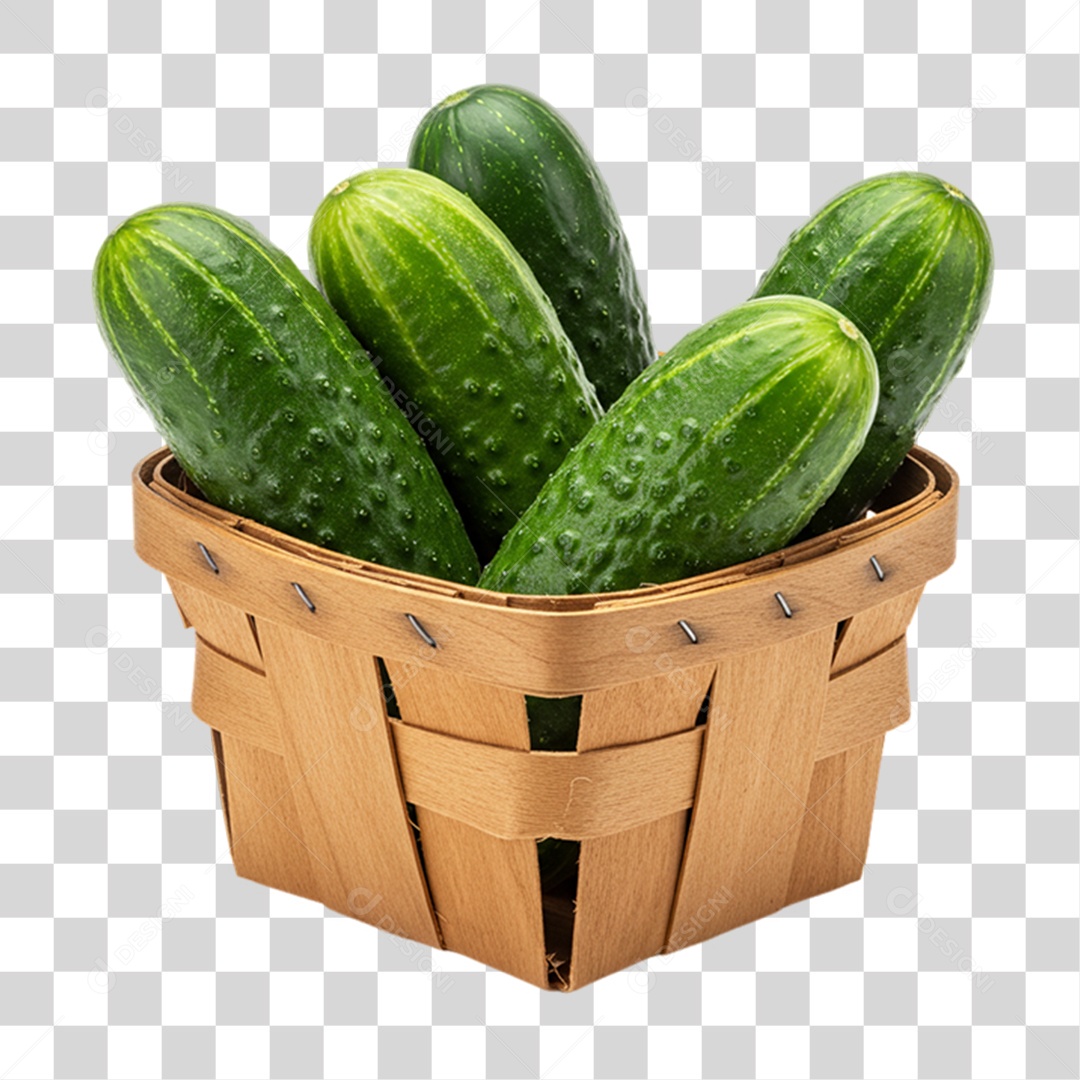 Fruto Pepino PNG Transparente