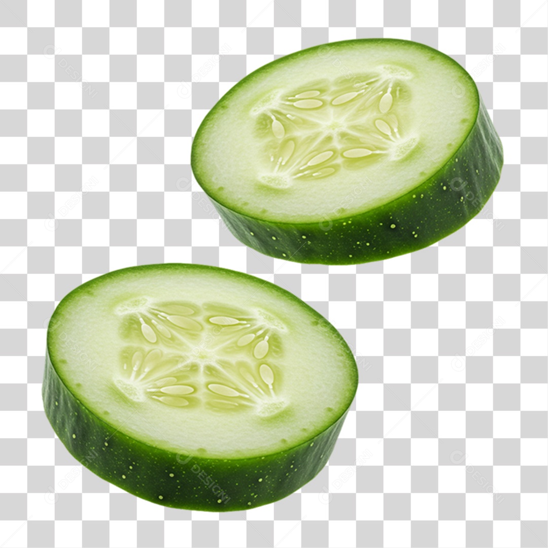 Fruto Pepino PNG Transparente