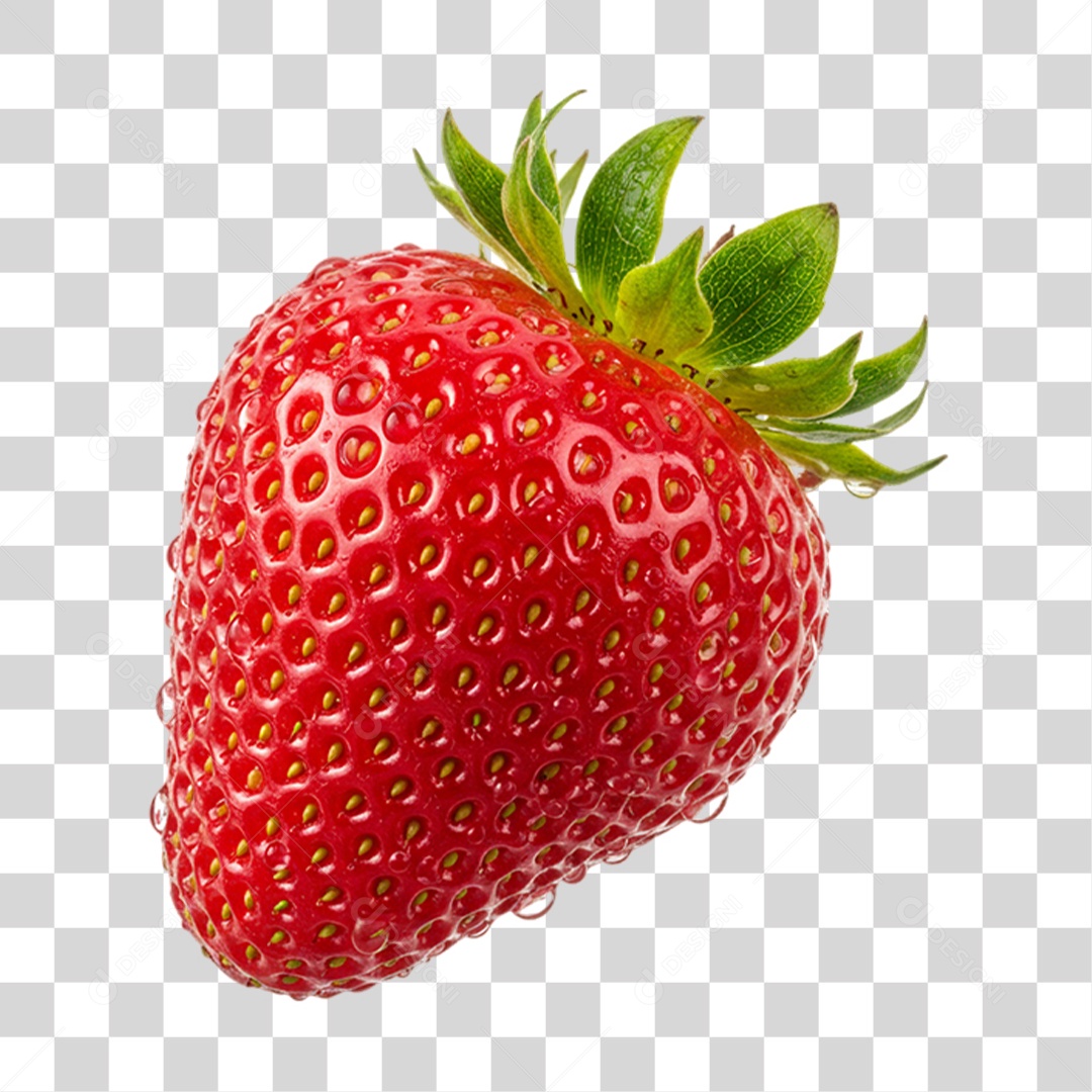 Fruta Morango PNG Transparente