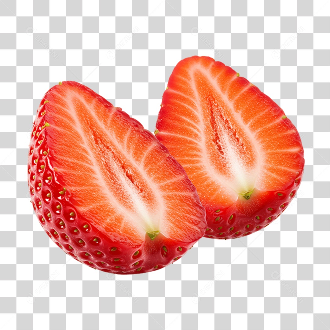 Fruta Morango PNG Transparente