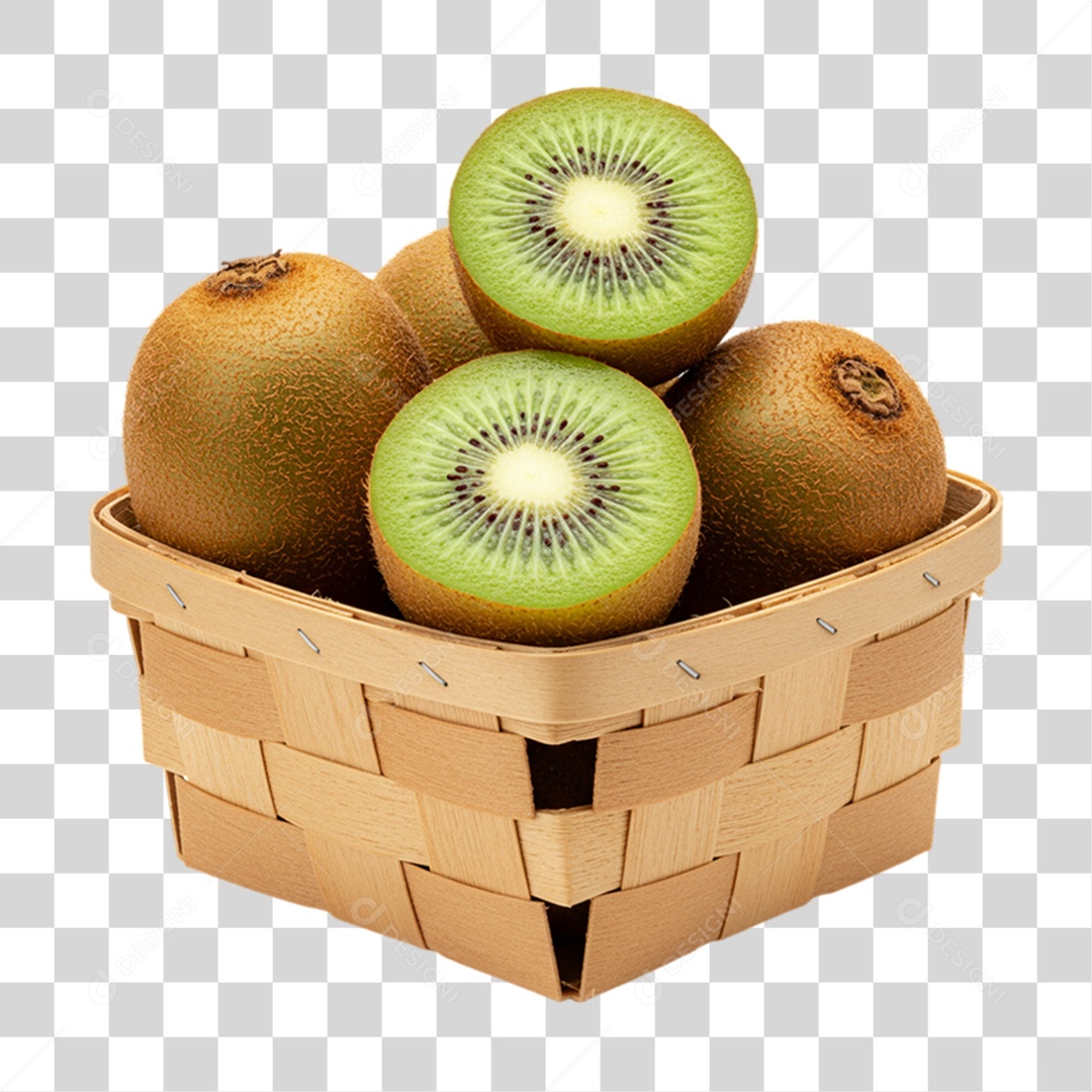 Fruta Kiwi PNG Transparente