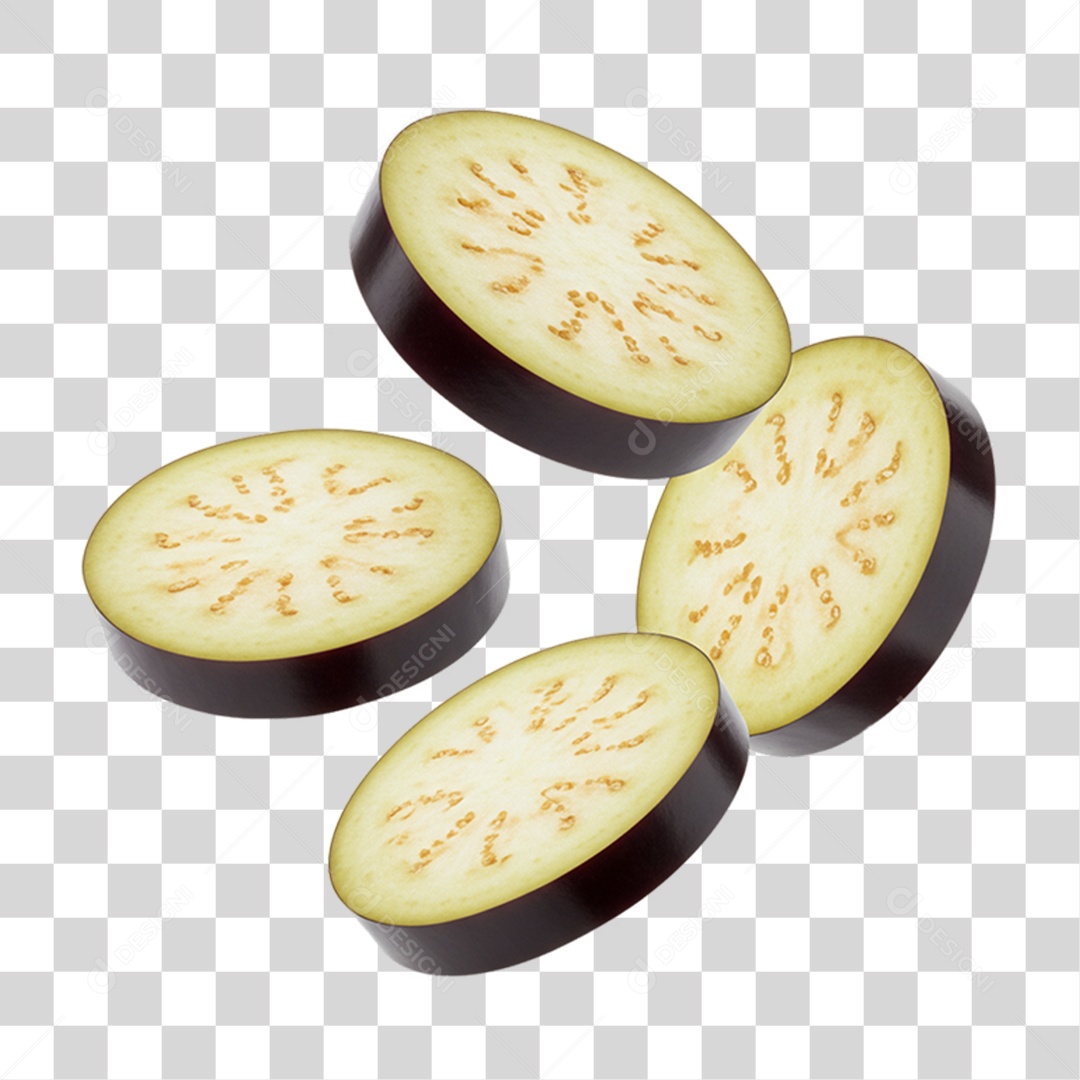 Fruto Berinjela PNG Transparente