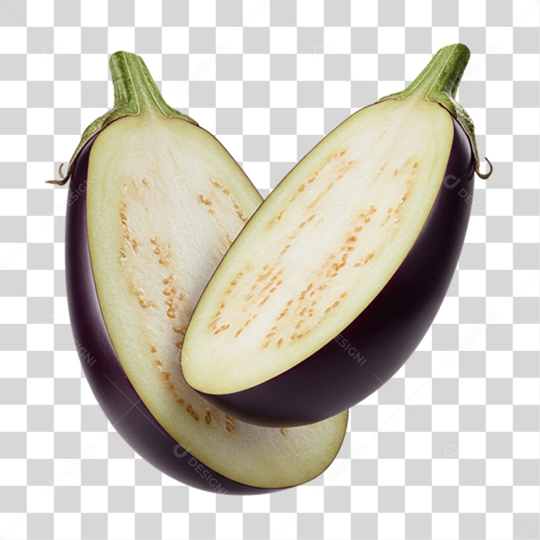 Fruto Berinjela PNG Transparente