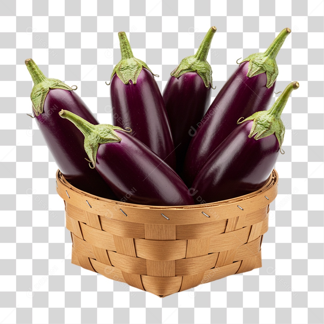 Fruto Berinjela PNG Transparente