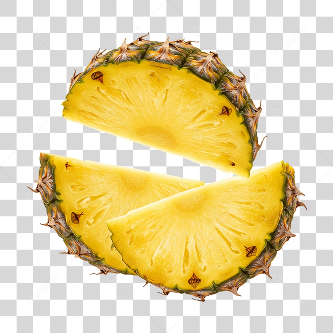 Fruta Abacaxi PNG Transparente