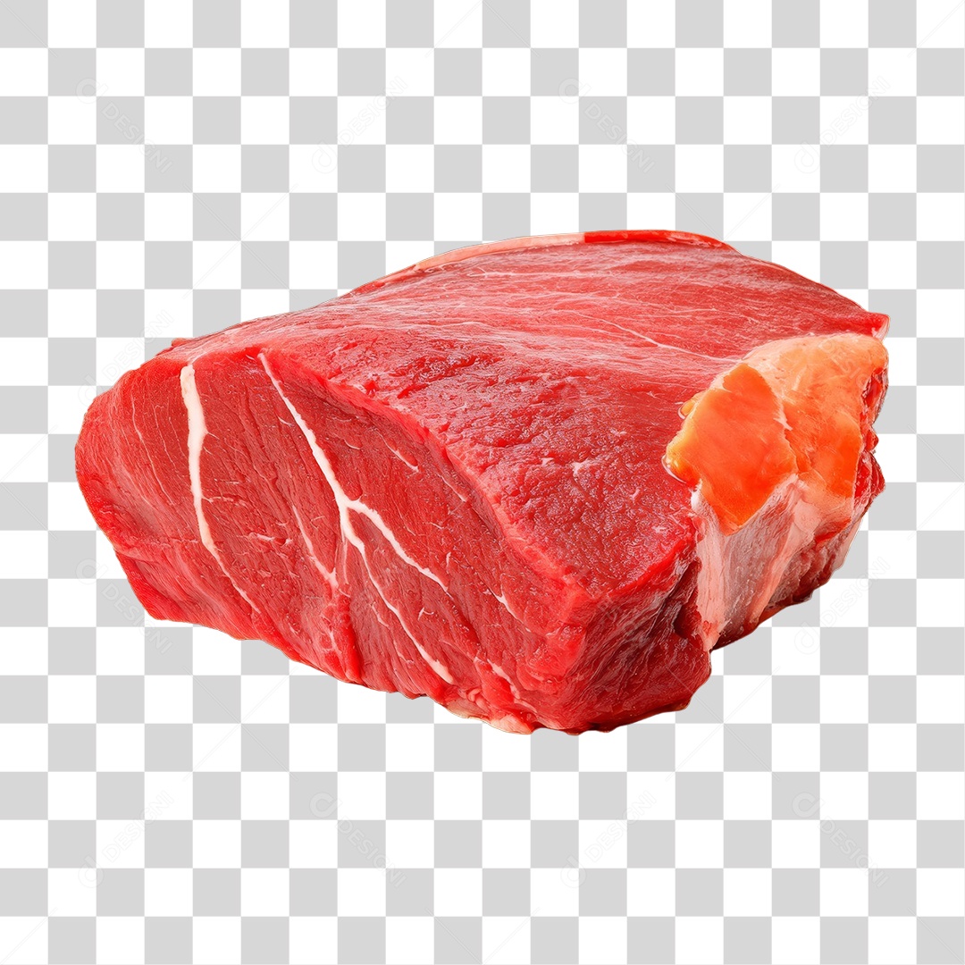 Cortes de Carne em Tábua de Madeira PNG Transparente