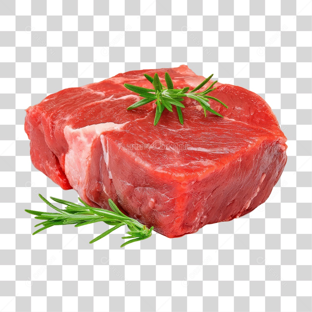 Cortes de Carne em Tábua de Madeira PNG Transparente