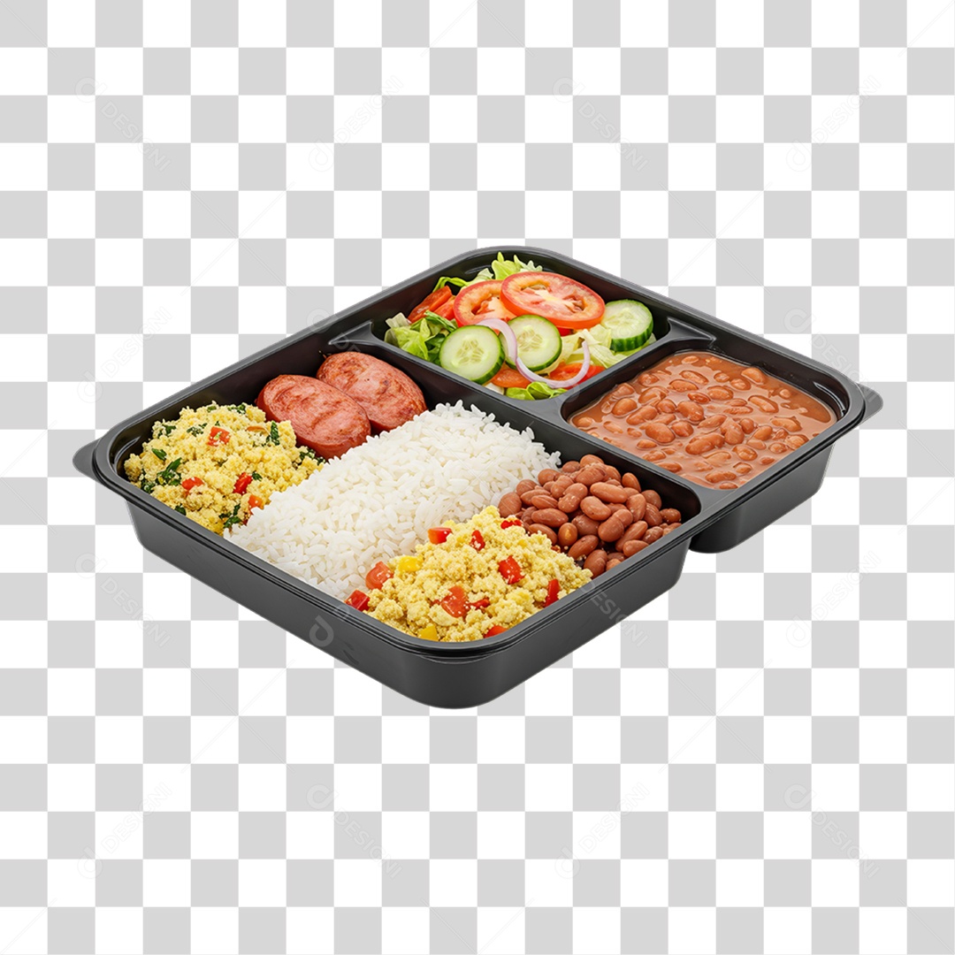 Marmita de Comida Almoço PNG Transparente