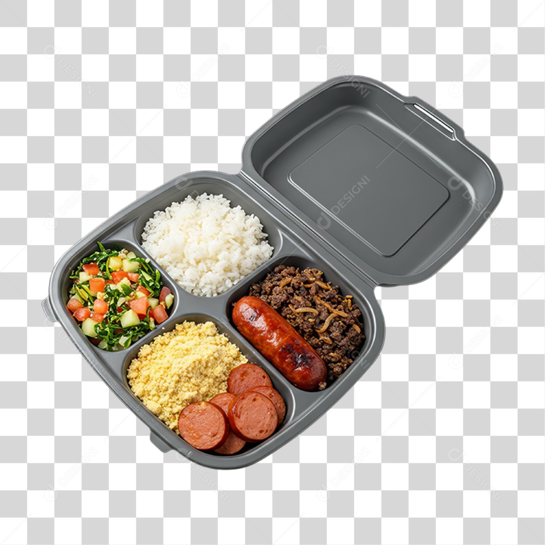 Marmita de Comida Almoço PNG Transparente