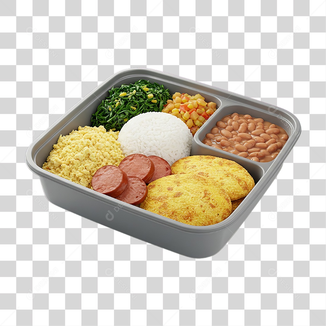 Marmita de Comida Almoço PNG Transparente